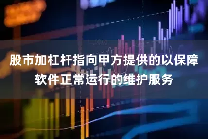 股市加杠杆指向甲方提供的以保障软件正常运行的维护服务